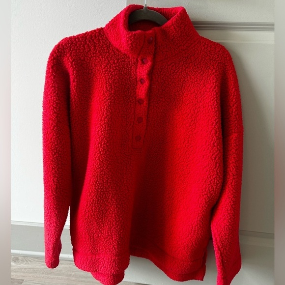 aerie Sweaters - Aerie Fall Winter Cozy Red Sweater - Size Small